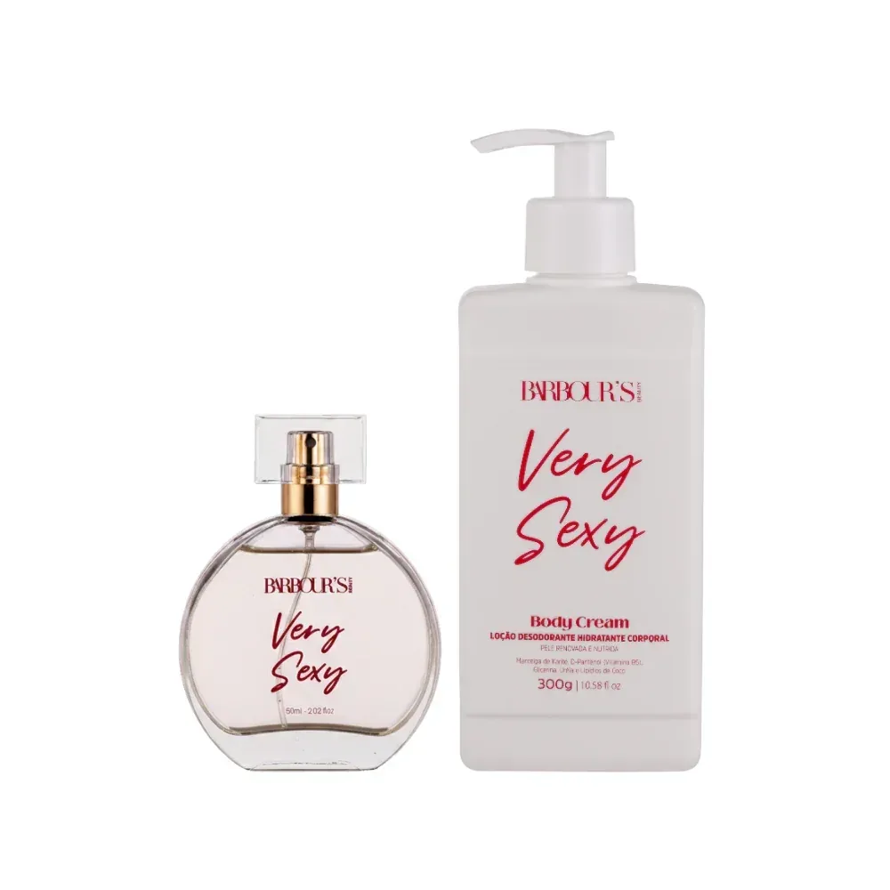 Kit Desodorante Colônia e Body Cream Very Sexy